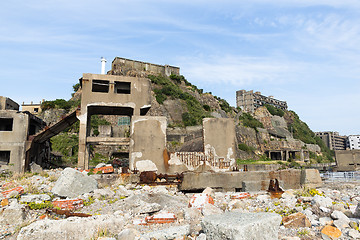 Image showing Abandoned Gunkanjima island