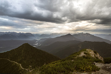 Image showing View from top of Herzogstand, Bavaria, Germany