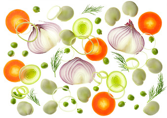 Image showing Composition of various vegetables