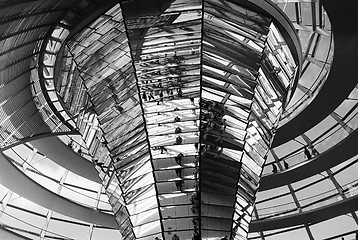 Image showing Reichstag dome inside