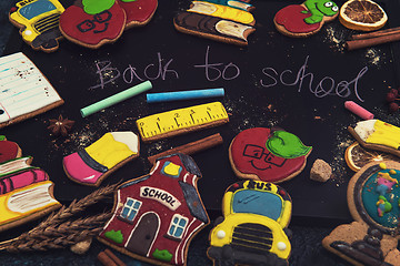 Image showing Back to school gingerbreads