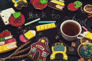 Image showing Back to school gingerbreads