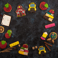 Image showing Back to school gingerbreads