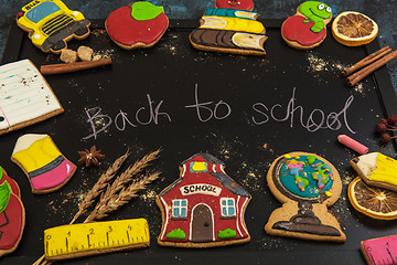 Image showing Back to school gingerbreads