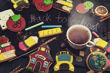 Image showing Back to school gingerbreads