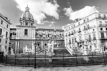 Image showing Fontana Pretoria in Palermo, Sicily, Italy