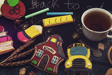 Image showing Back to school gingerbreads