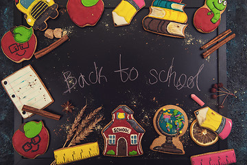 Image showing Back to school gingerbreads