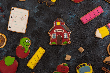 Image showing Back to school gingerbreads