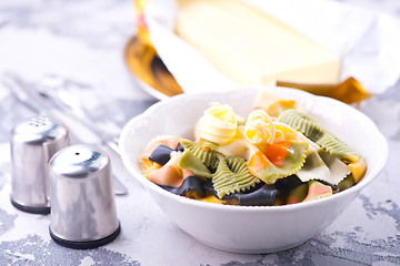 Image showing pasta with butter