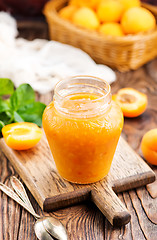 Image showing fresh apricot jam