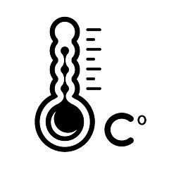 Image showing Thermometer vector illustration