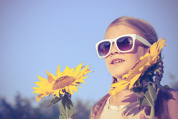 Image showing portrait of a beautiful young girl