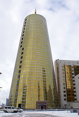 Image showing Big golden tower