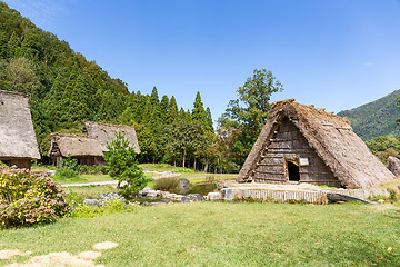 Image showing Traditional Japanese Shirakawago village 