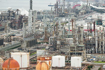 Image showing Industrial factory in Yokkaichi city of Japan