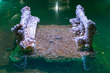 Image showing Salt Crystal bench