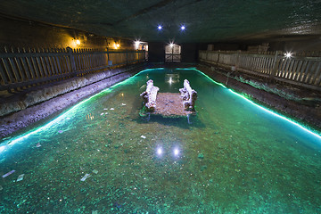 Image showing Underground Salty Lake