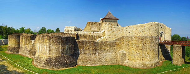 Image showing Medieval ruins of Suceava fortress