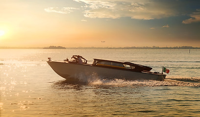 Image showing Taxi in Venice