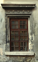 Image showing vintage window of old building