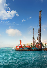 Image showing Cargo ship in Istanbul