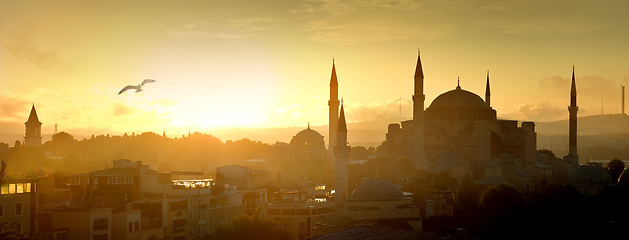 Image showing Hagia Sophia at sunrise