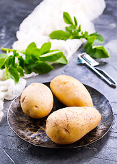 Image showing raw potato