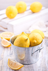 Image showing fresh lemons