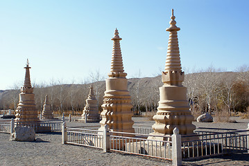 Image showing Stupas