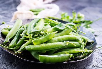 Image showing green peas