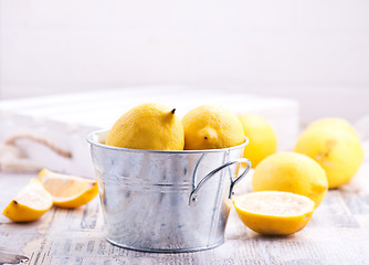 Image showing fresh lemons