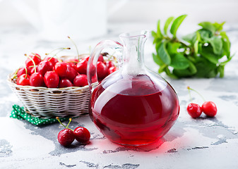 Image showing cherry juice