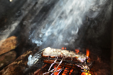 Image showing Sinalau Bakas or Smoked Wild Boar 