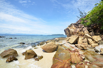 Image showing Beautiful sea view at Sabah island
