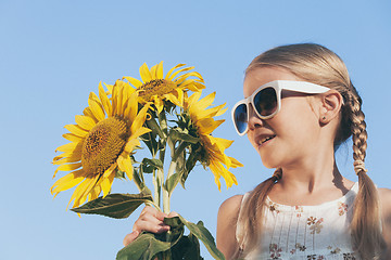 Image showing portrait of a beautiful young girl