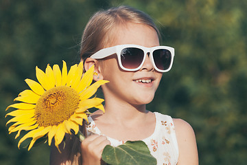 Image showing portrait of a beautiful young girl