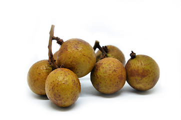 Image showing Longan on white background