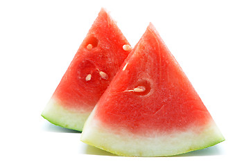 Image showing Slices of watermelon