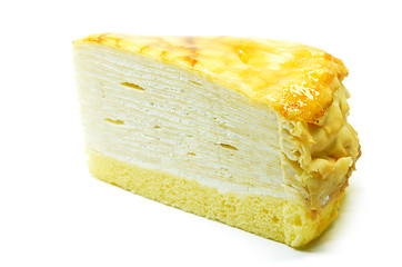 Image showing Vanilla crape cake