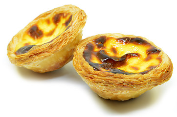 Image showing Typical Portuguese custard pies