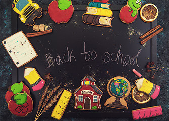 Image showing Back to school gingerbreads