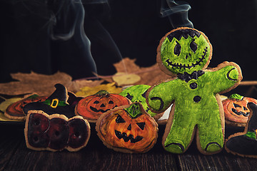 Image showing Happy Halloween cookies