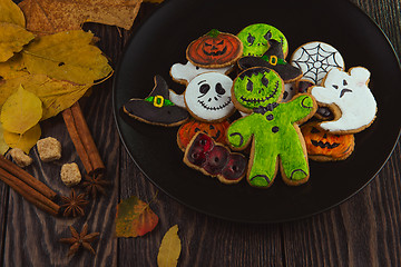 Image showing Happy Halloween cookies