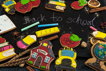 Image showing Back to school gingerbreads