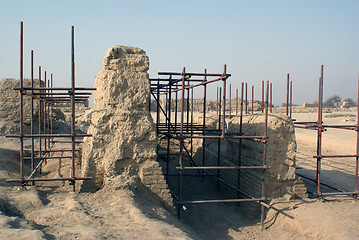 Image showing Big ruined palace in Gaochanmg, China