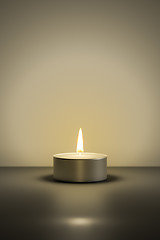 Image showing typical tealight with space for your content