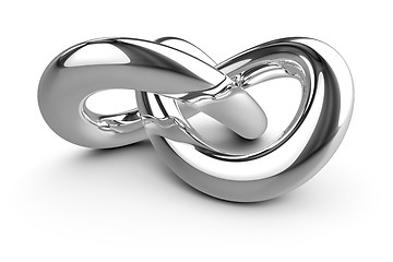 Image showing stylish chrome knot