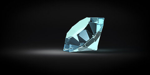 Image showing blue gem stone