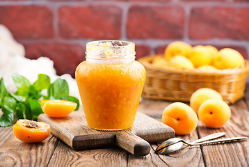 Image showing fresh apricot jam